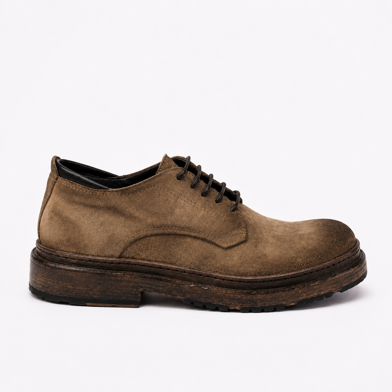 Cody Suede Sand Derby Shoes