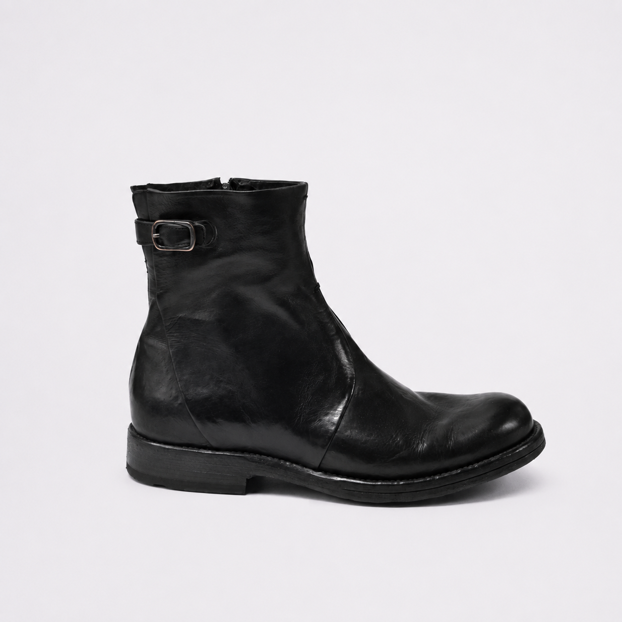 Oxford Black Zipped Boots