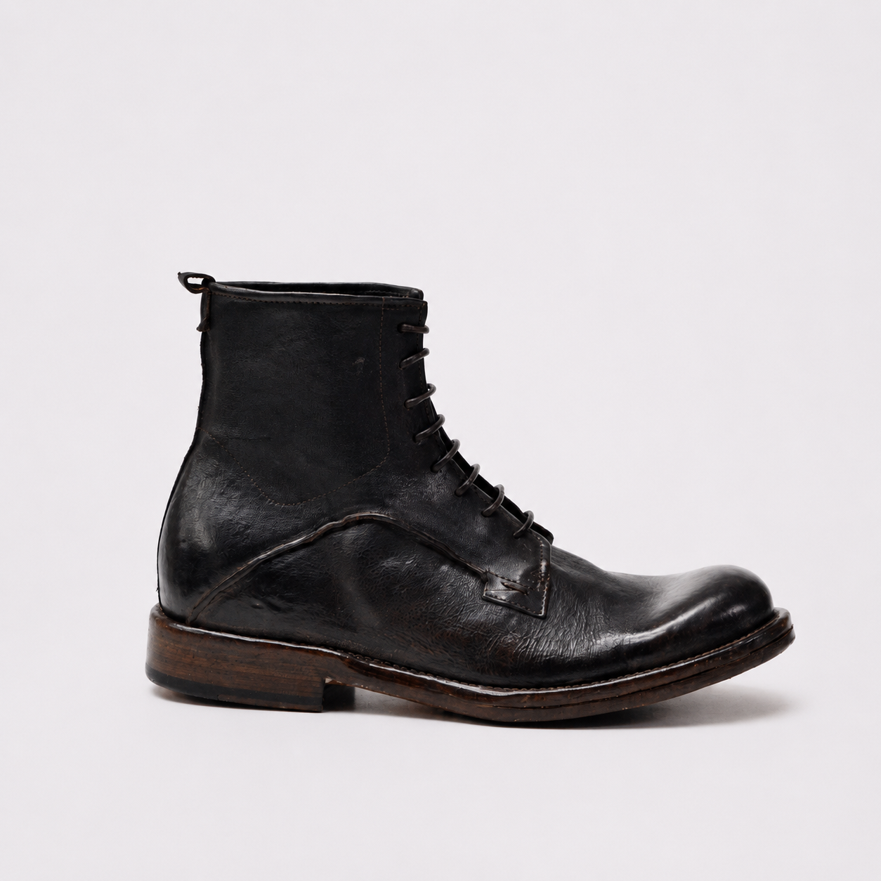 Eton Dark Brown Laced Boots