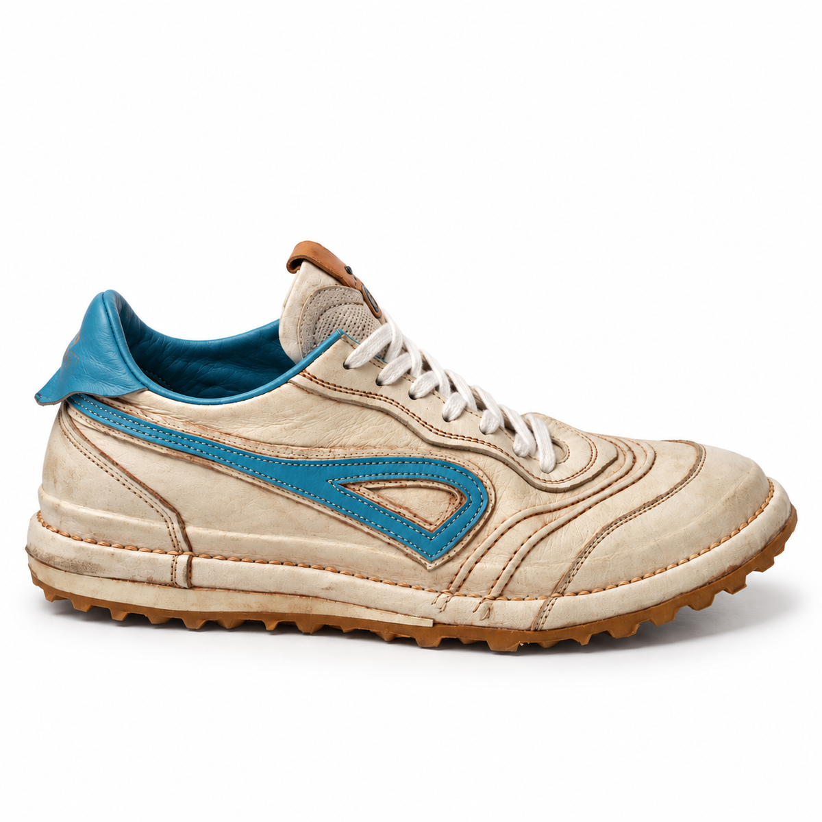 PAMPLONA Turquoise-White Sneakers