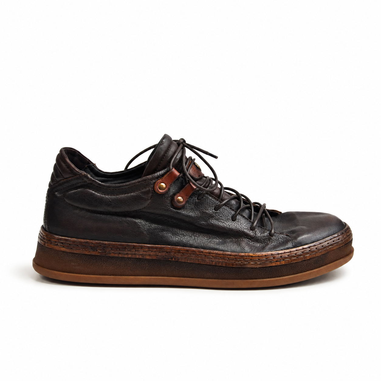 PEP  Brown leather  sneaker