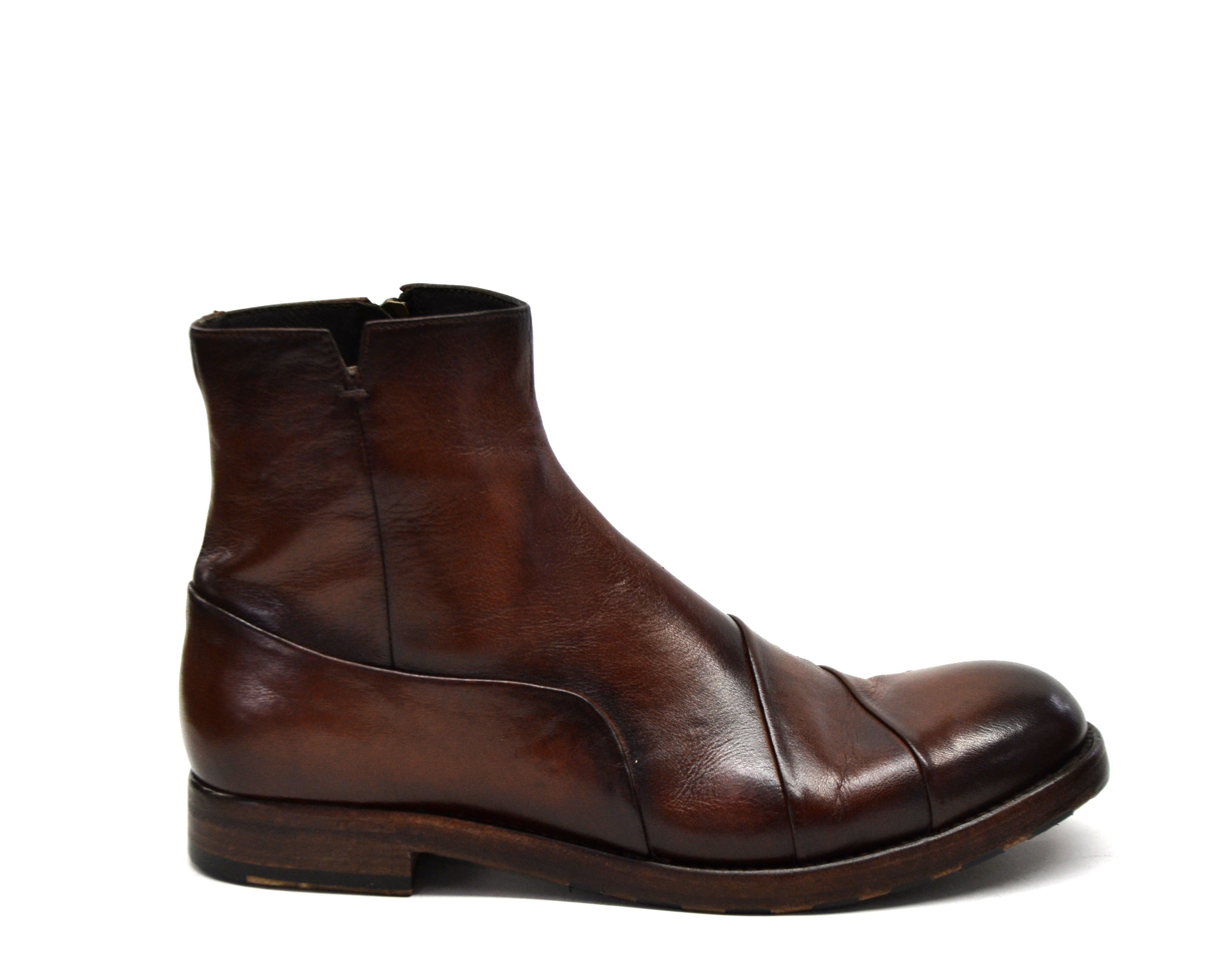 LAST PAIR 42/45- ASYMMETRIC ANKLE BOOTS