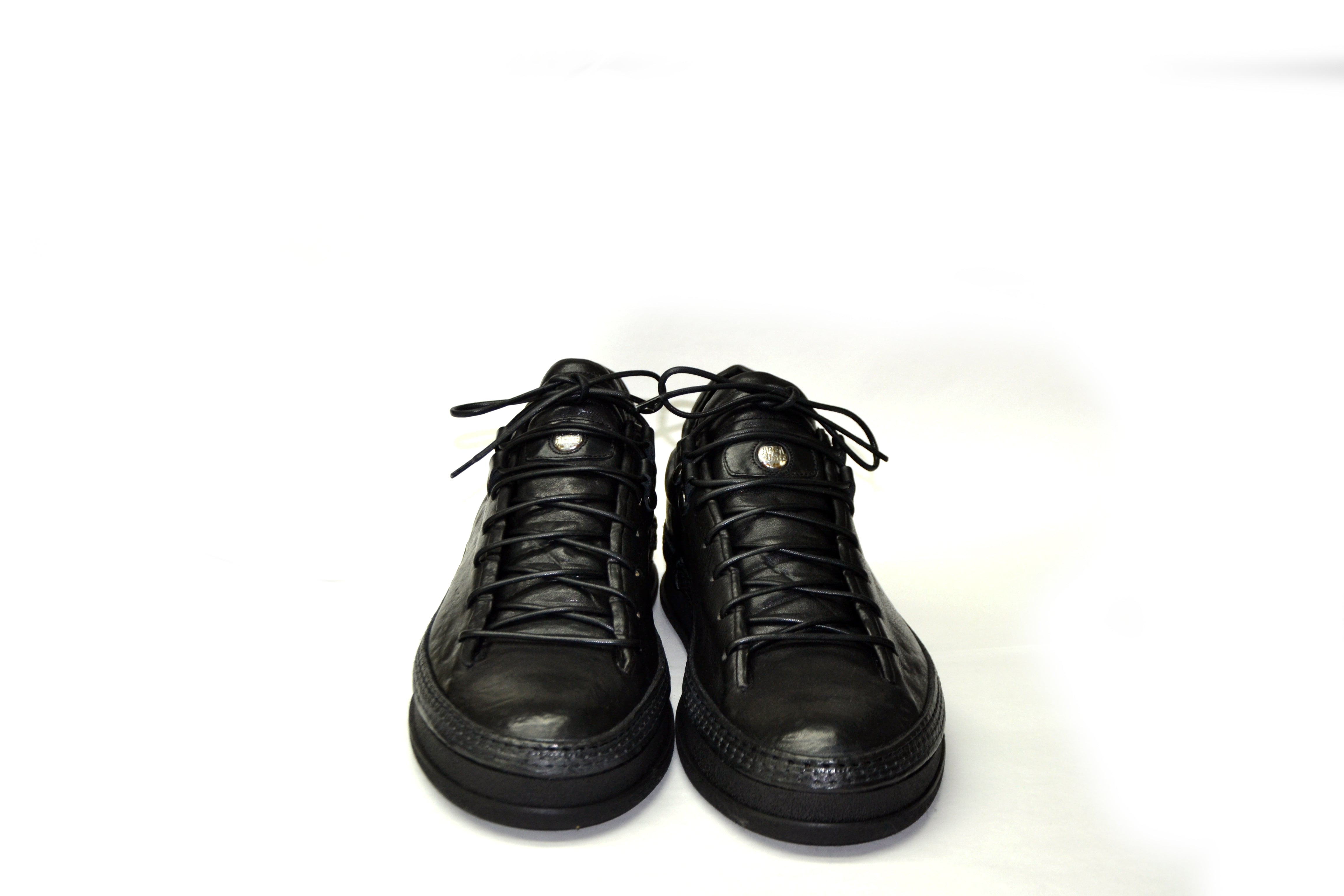 LAST PAIRS- PEP BLACK LEATHER SNEAKERS