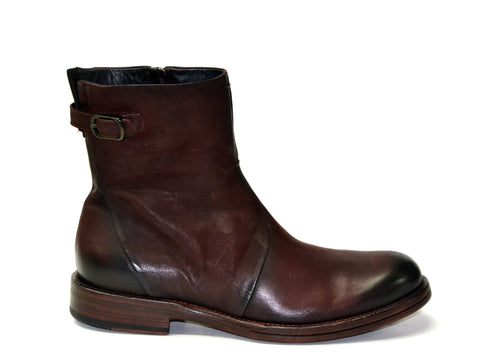 Oxford Chestnut Zipped Boots