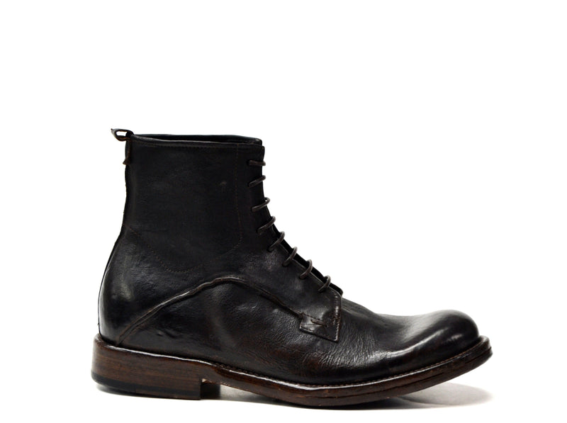 Eton Dark Brown Laced Boots