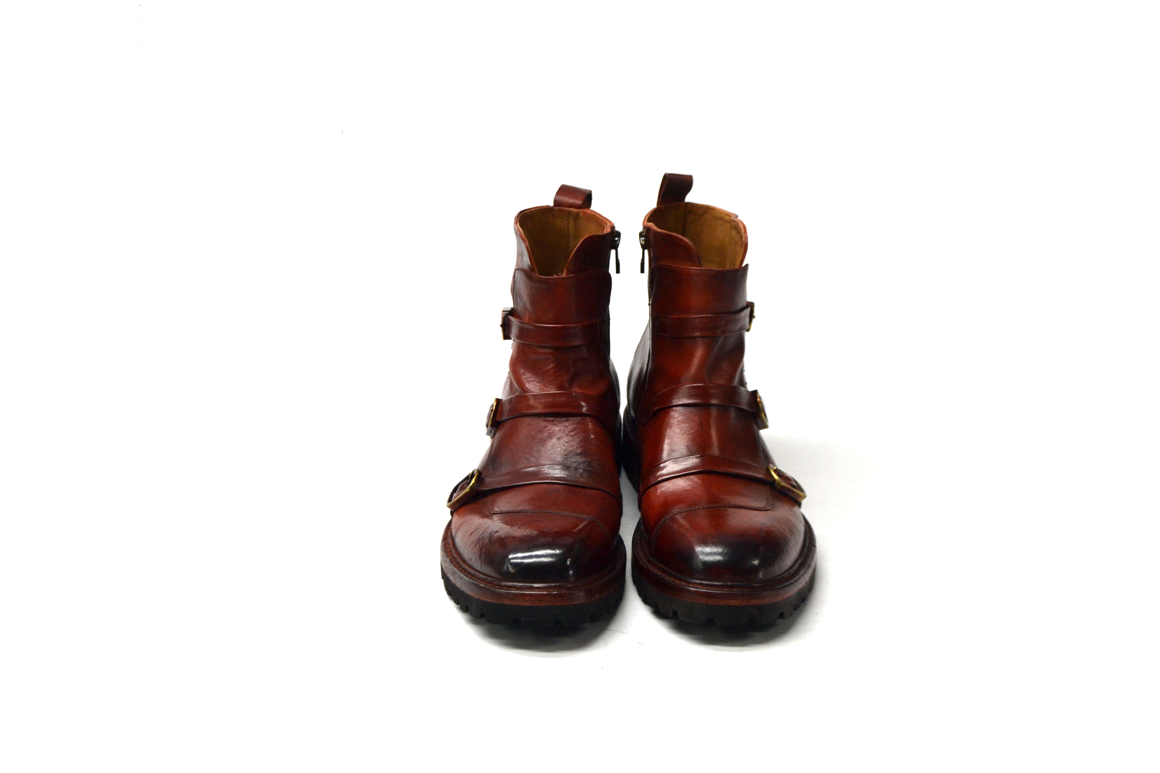 LAST PAIR 42- ARTHUR BUCKLED BOOTS