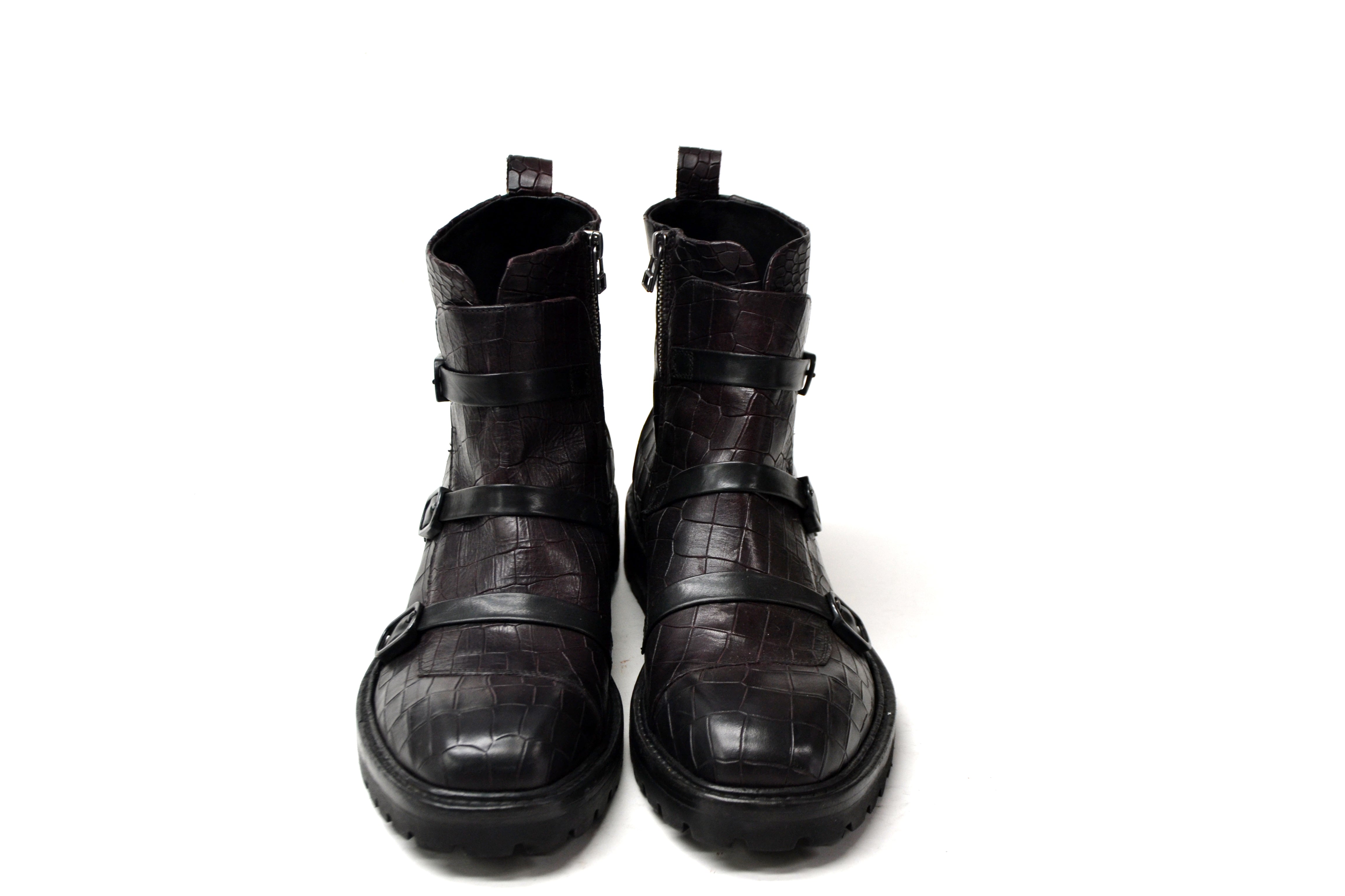 LAST PAIR 42- ARTHUR BUCKLED BOOTS