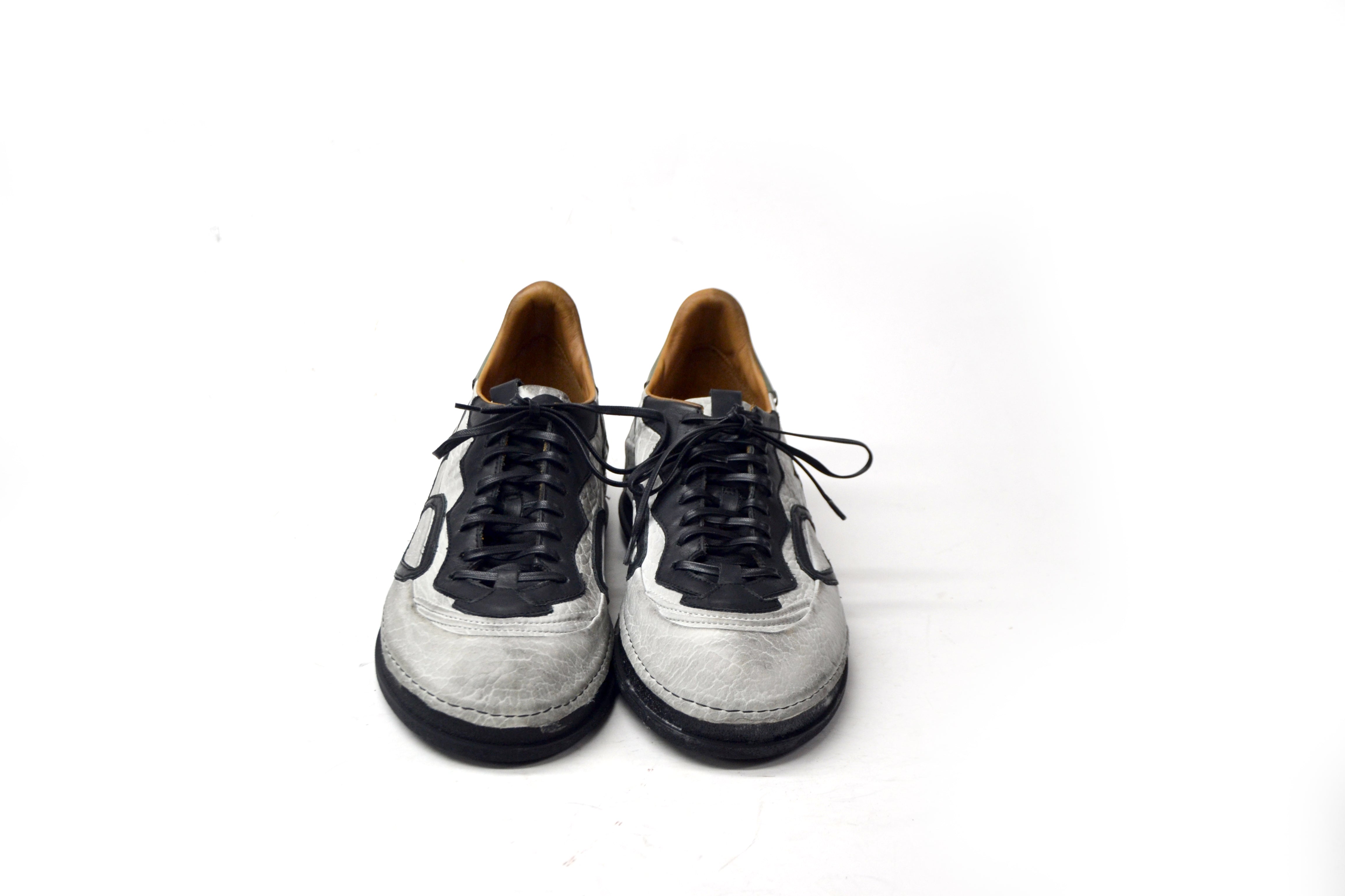 LAST PAIR 42-BISONTE ZEBRA LOW SNEAKERS