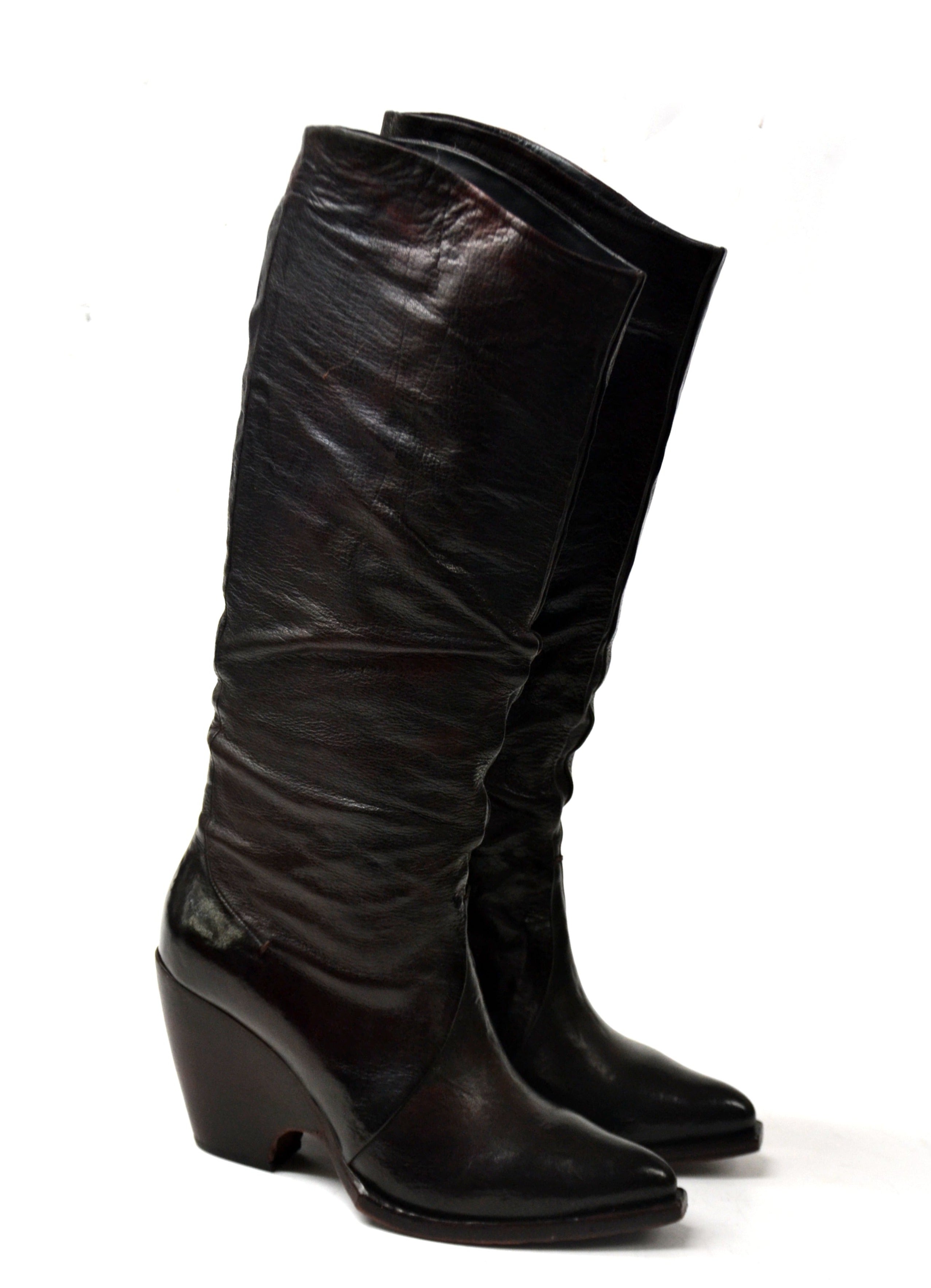 MEREDITH BORDEAUX HIGH BOOTS