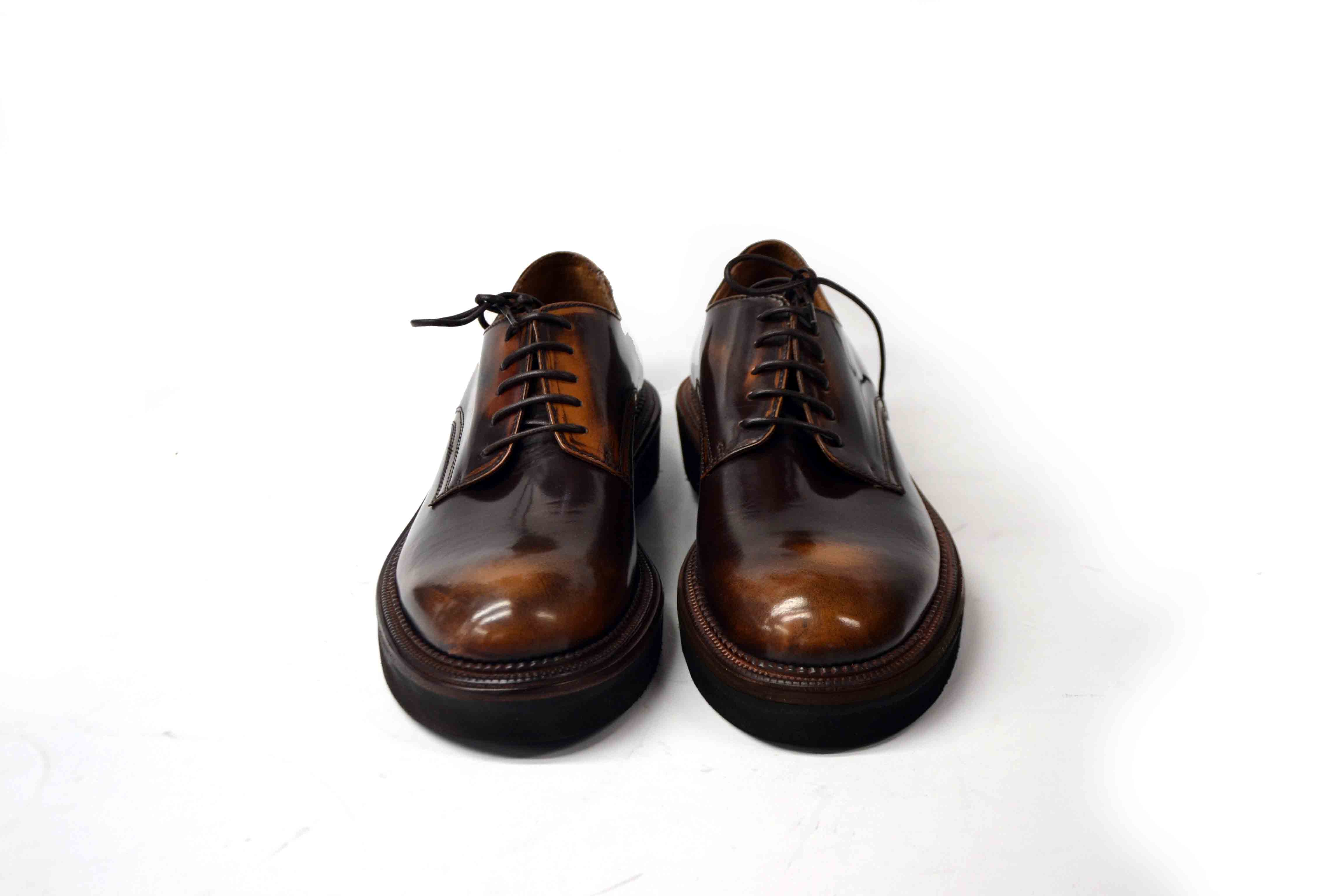 LAST PAIR 42-SHINY TERRA DERBY