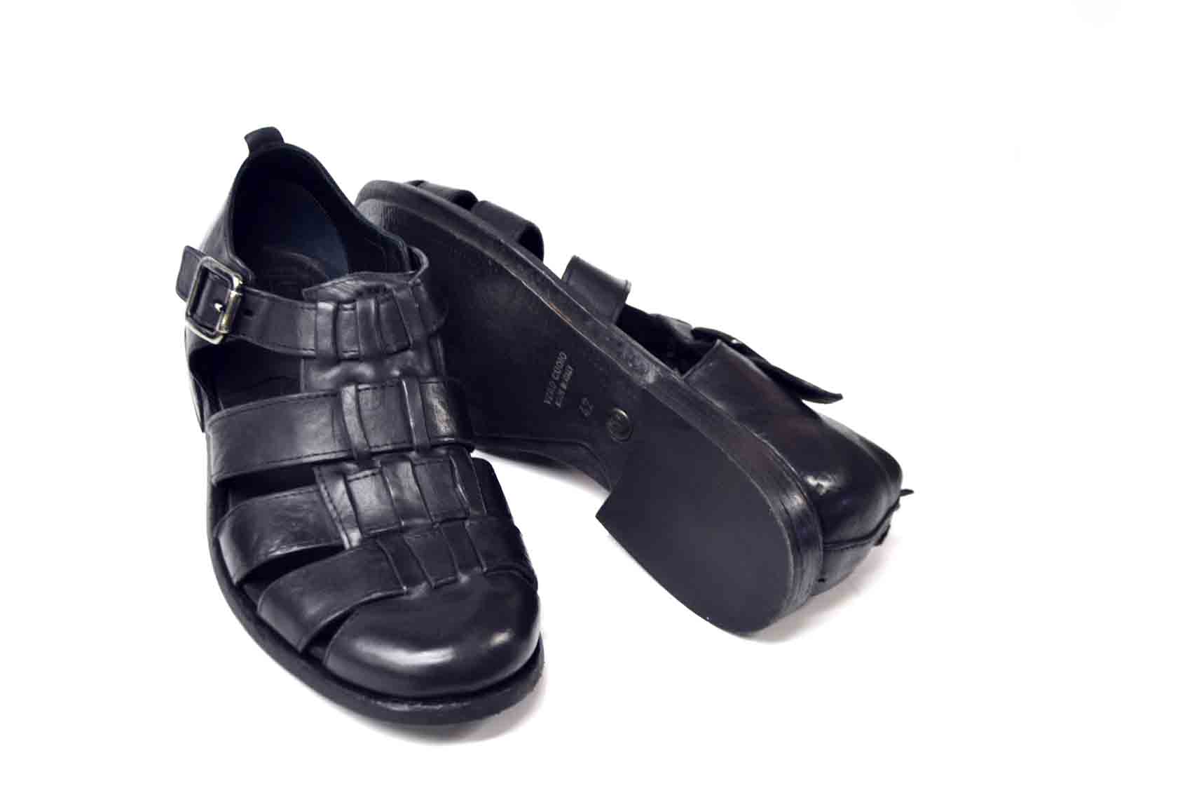 HAMPTONS LEATHER SANDALS