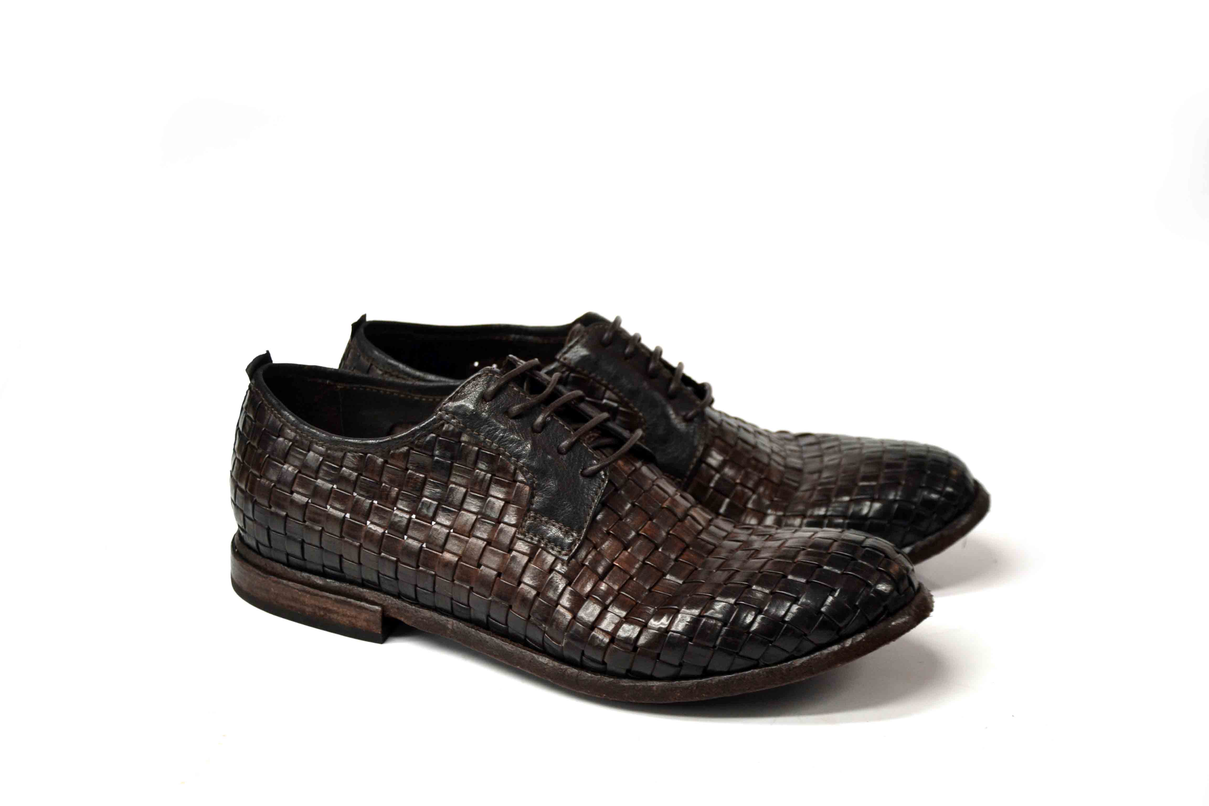 HAMPTONS HAND-WOVEN DERBY SHOES