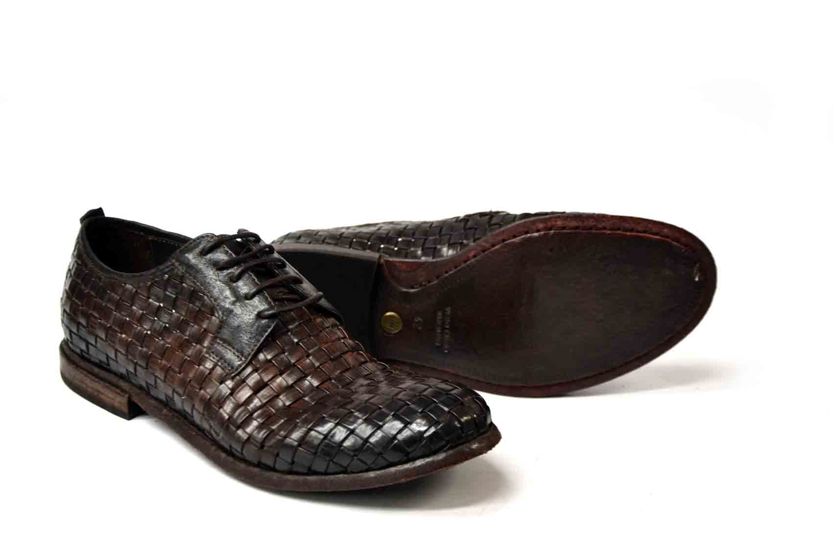 HAMPTONS HAND-WOVEN DERBY SHOES