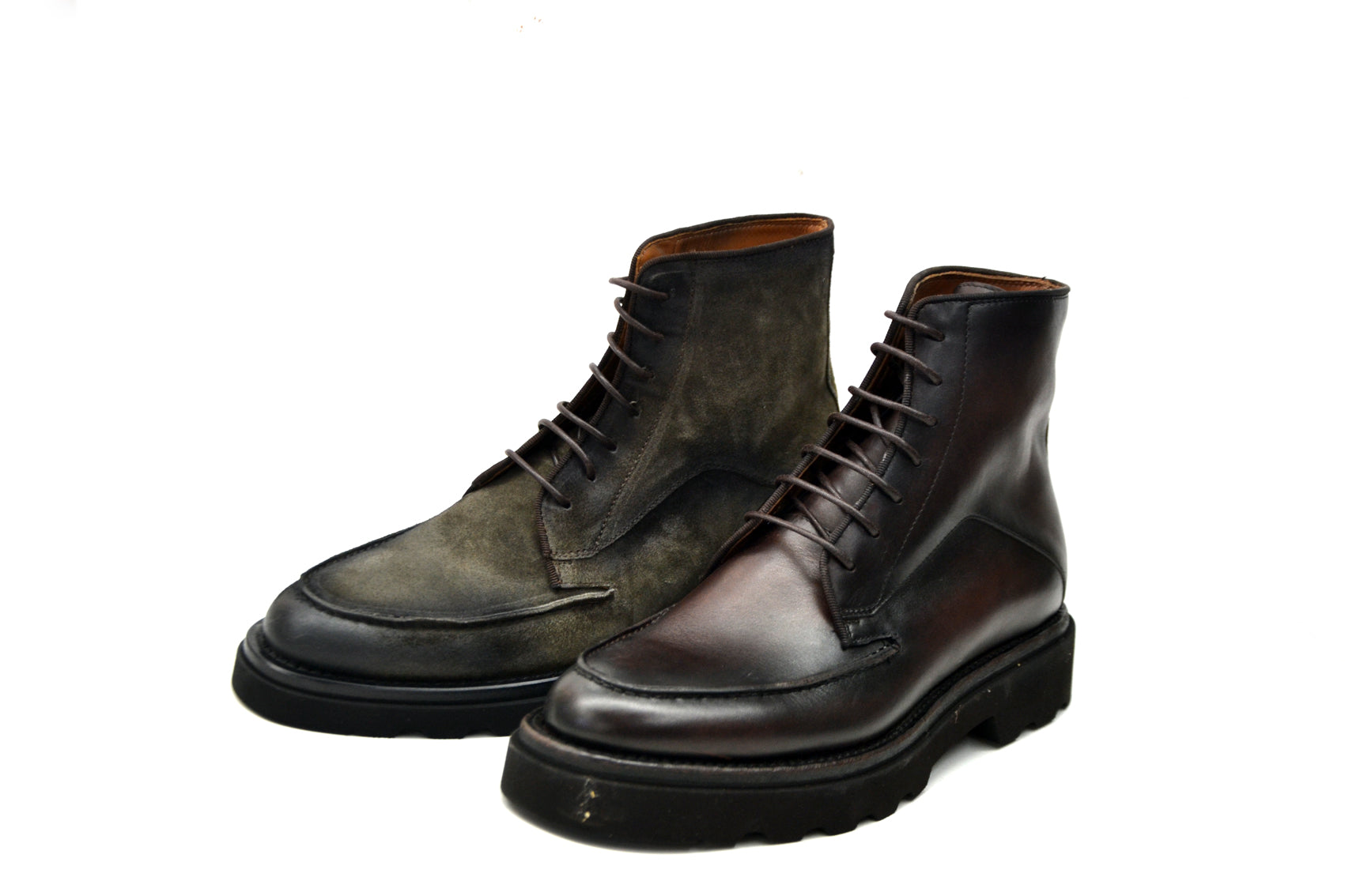 LAST PAIR 42-LISBONA HIGH LACED BOOTS