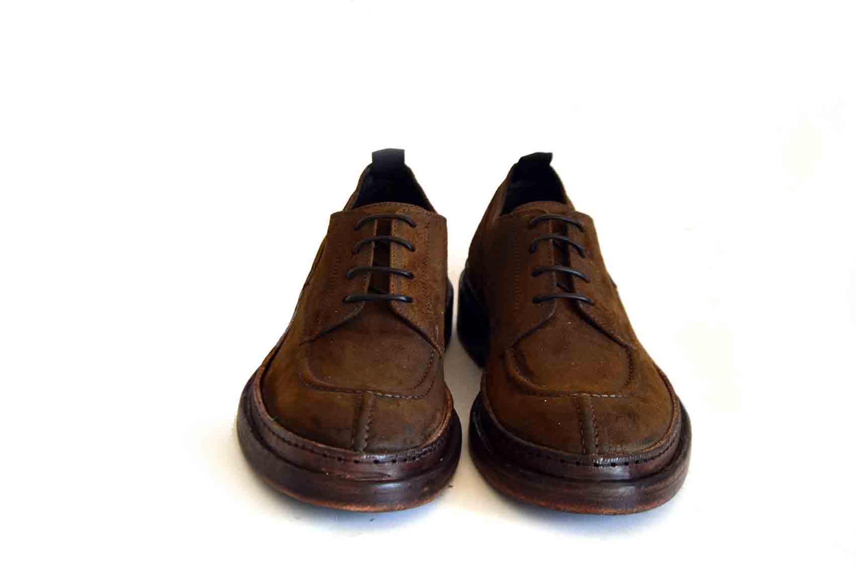 LAST PAIR 42- SUEDE PARABOT DERBY SHOES