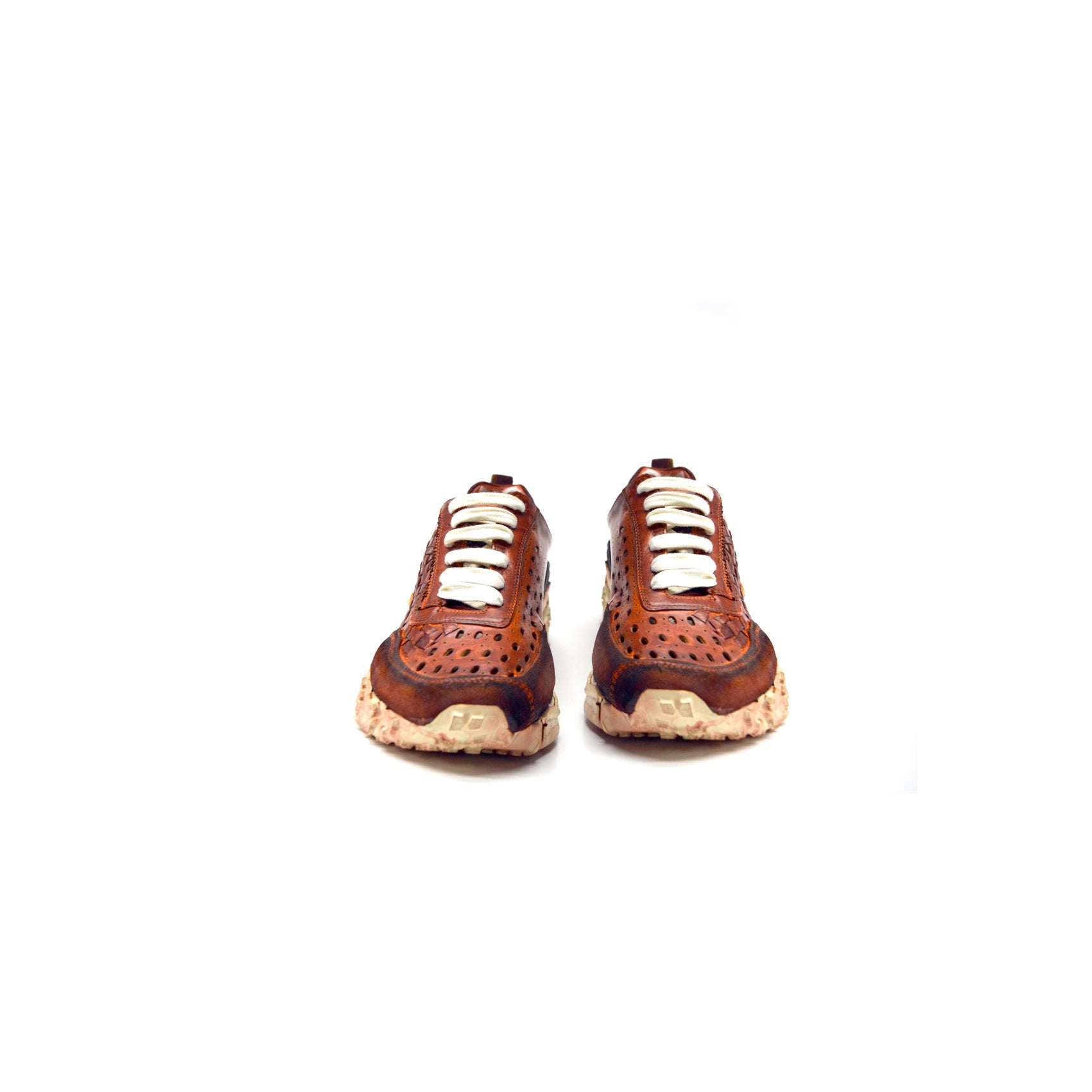 XAVIER LUXURY RUNNERS IN LIGHT BRANDY