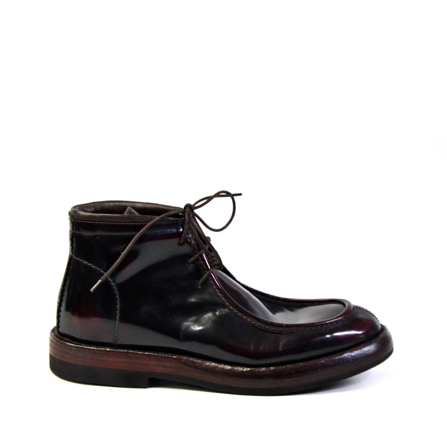 ROYAL BORDEAUX LACED PARABOT CHUKKA BOOTS