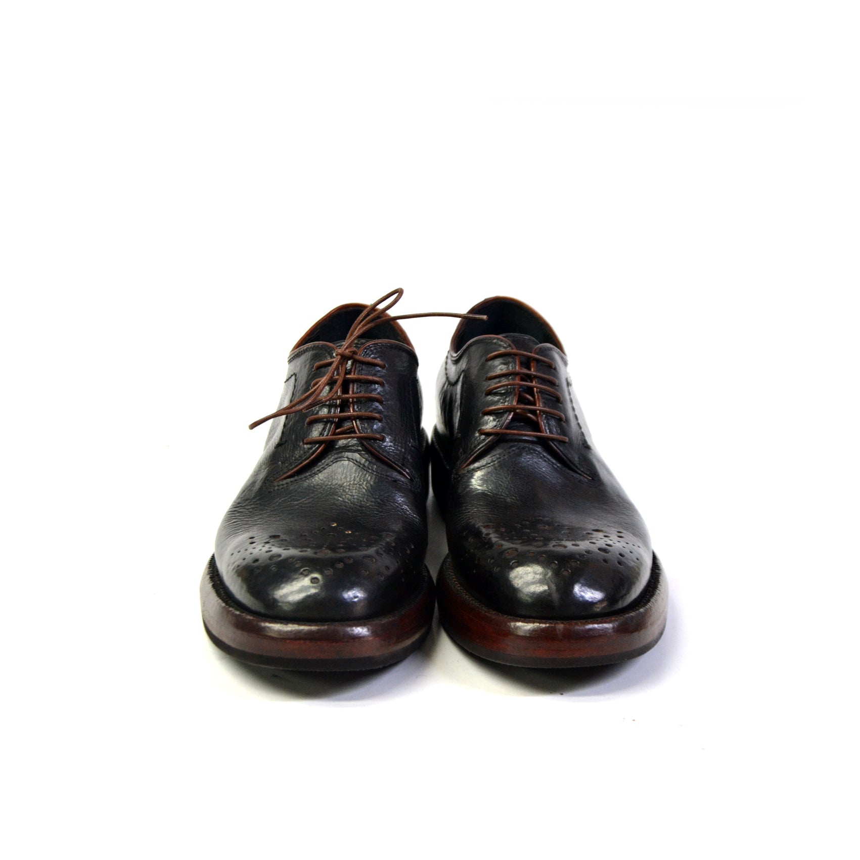 ROYAL SCHWARZ-BRAUN DERBY-SCHUHE