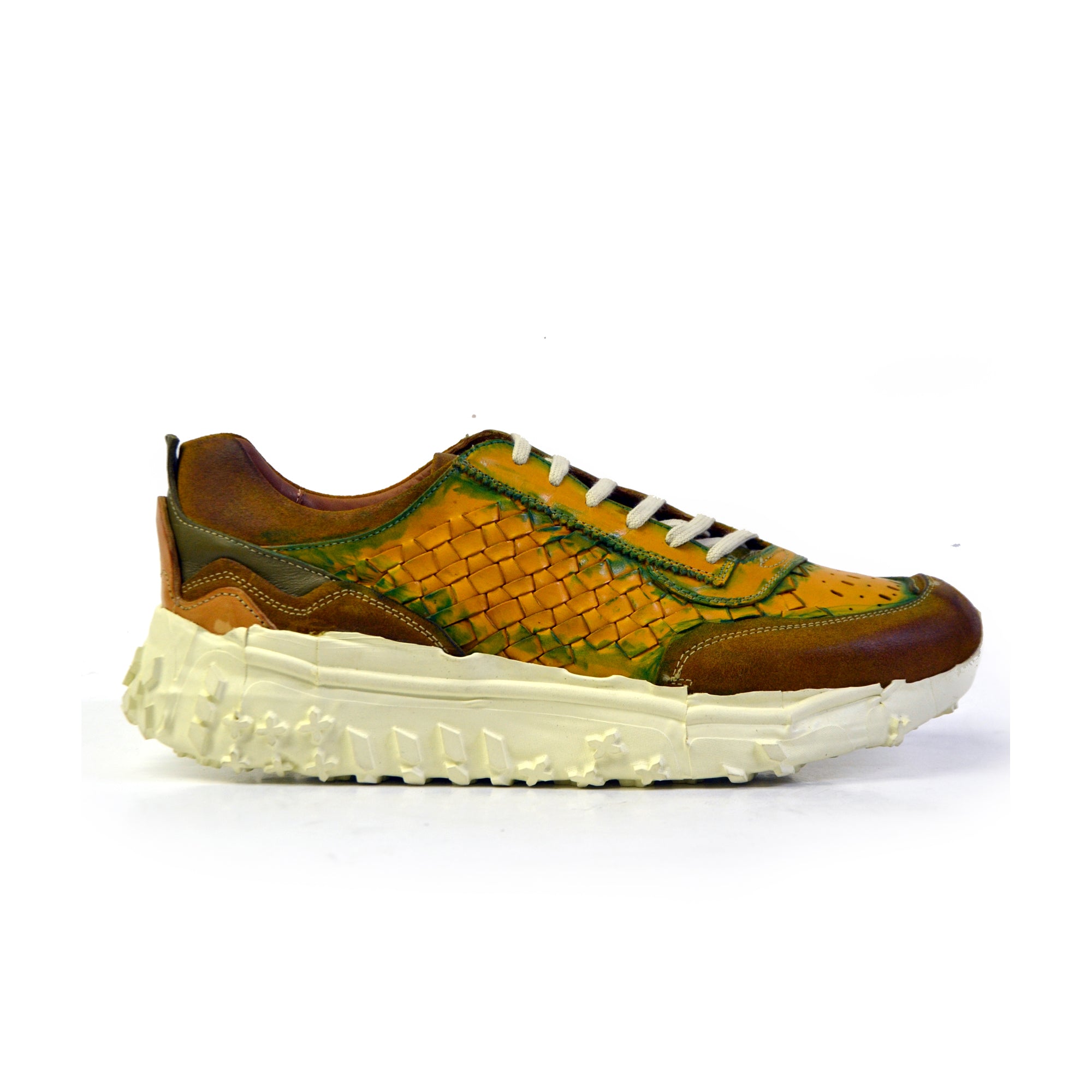 XAVIER LUXURY RUNNERS IN OCHER