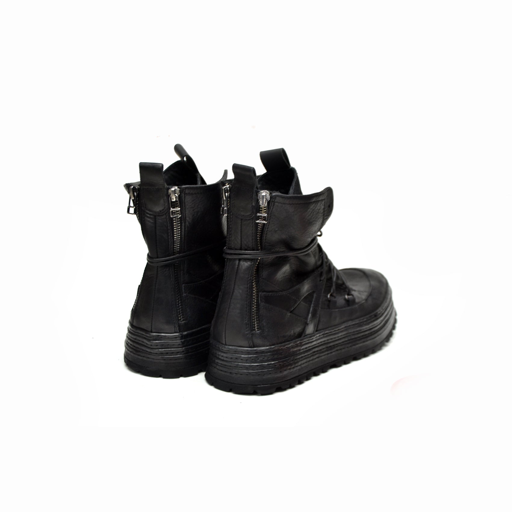 MADMAX BLACK HIGH SNEAKERS