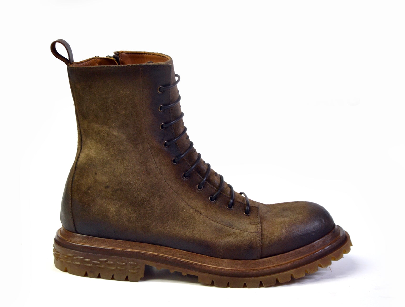 TONALE ONESIDED SUEDE BOOTS