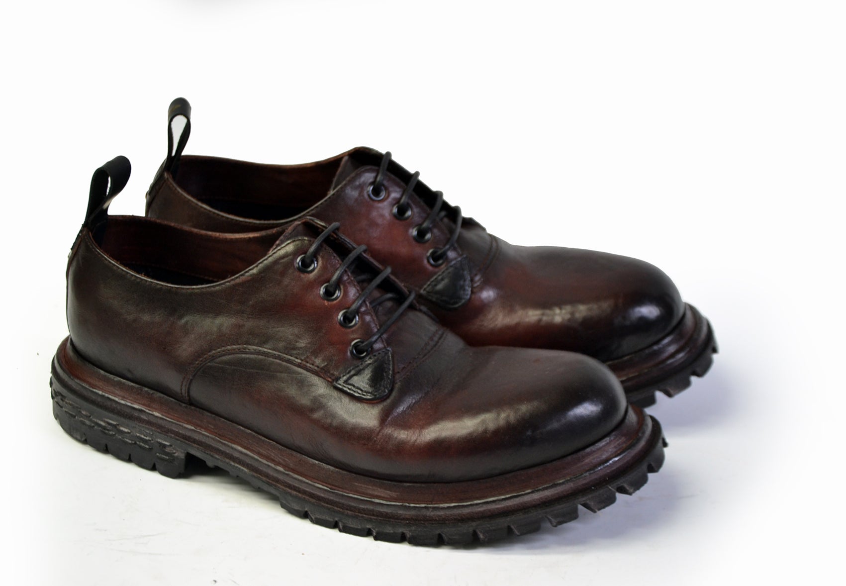 TONALE DARK BROWN DERBY SHOES