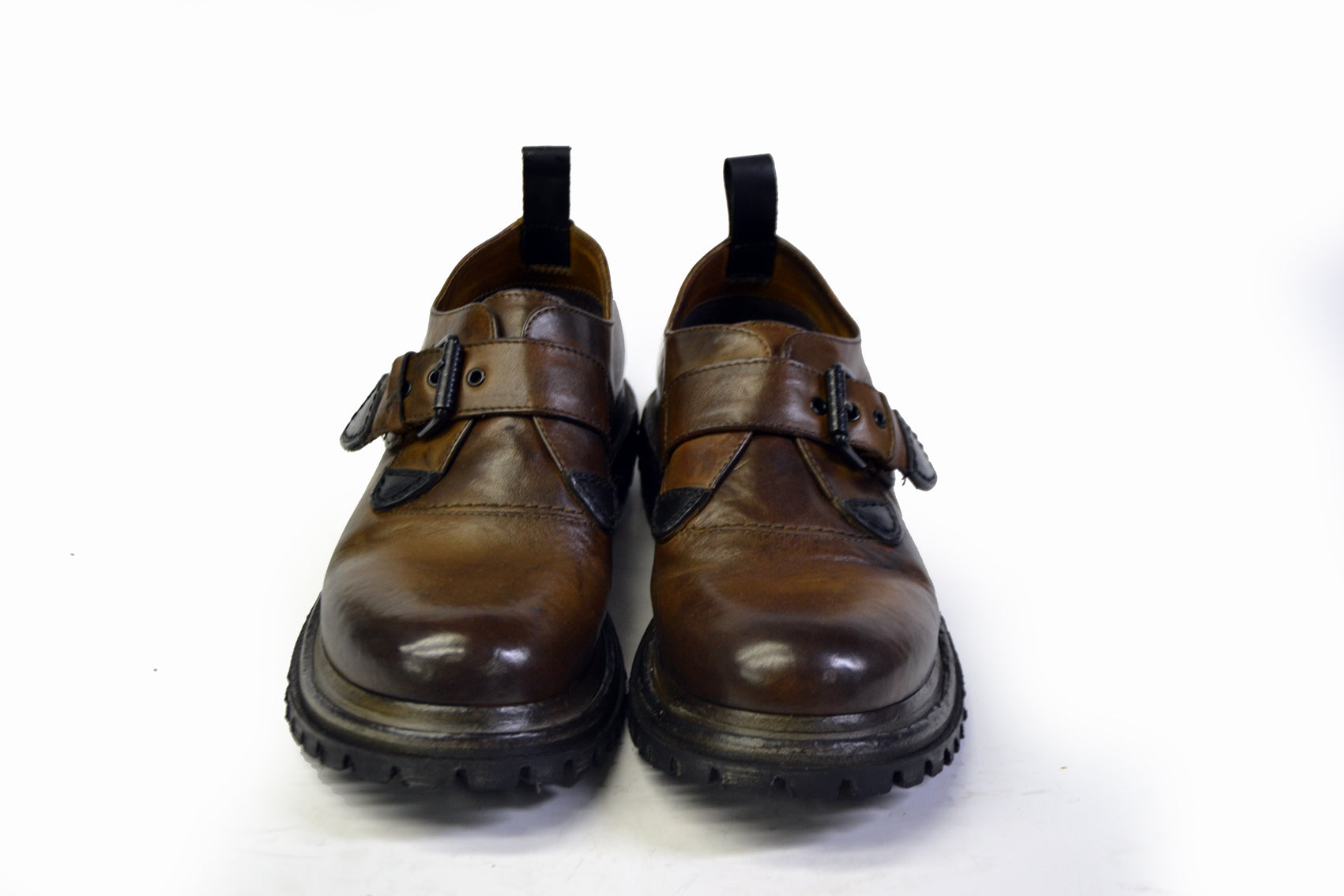 TONALE MUD BUCKLED SHOES