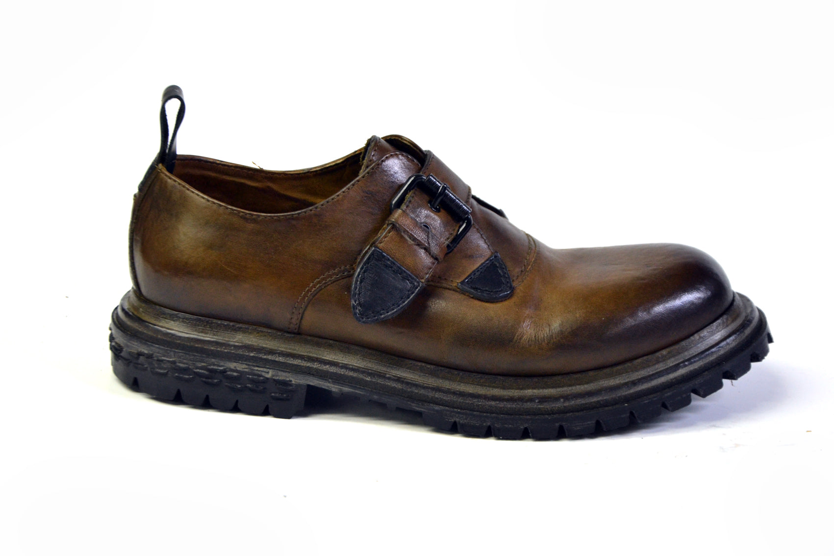 TONALE MUD BUCKLED SHOES