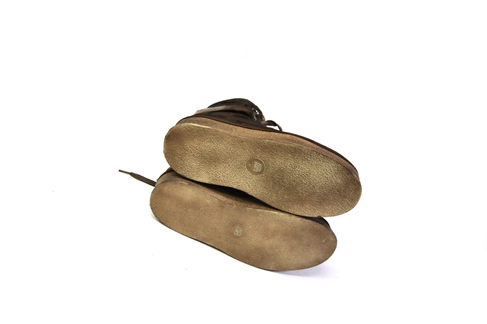 DOUBLE P CHOCO SUEDE HIGH SNEAKERS