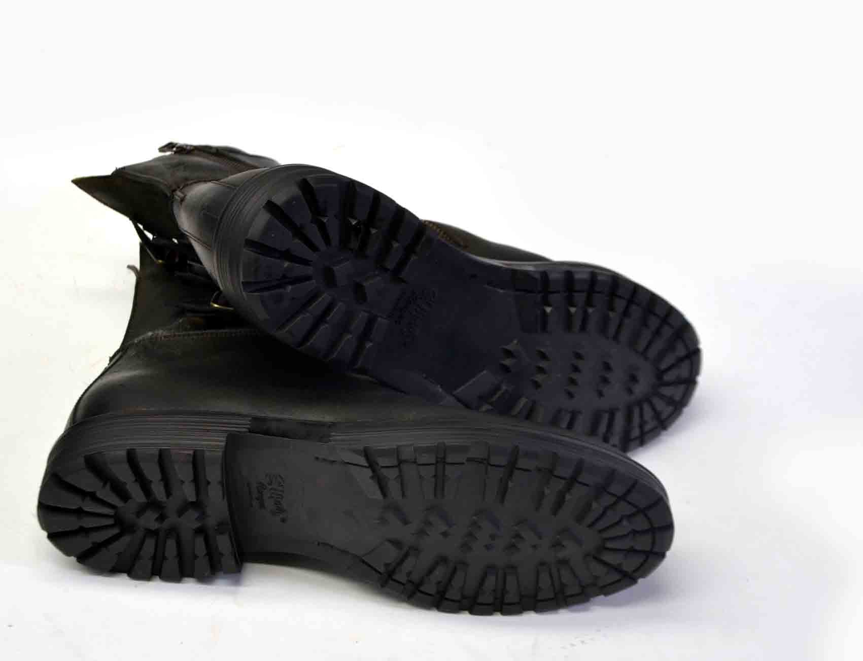 LAST PAIR 40/42/43-HIGH SUEDE BLACK COMBAT