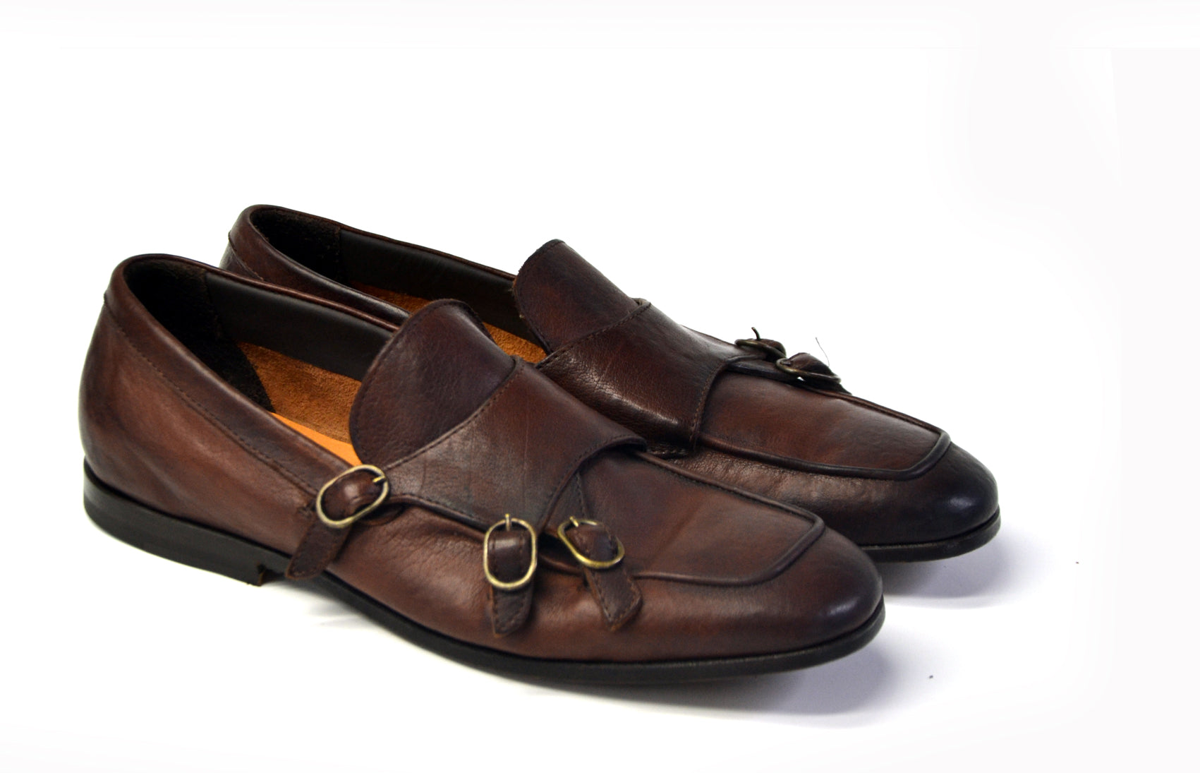 LAST PAIRS 42- KING LOAFERS IN SUEDE GREY OR LEATHER DARK BROWN