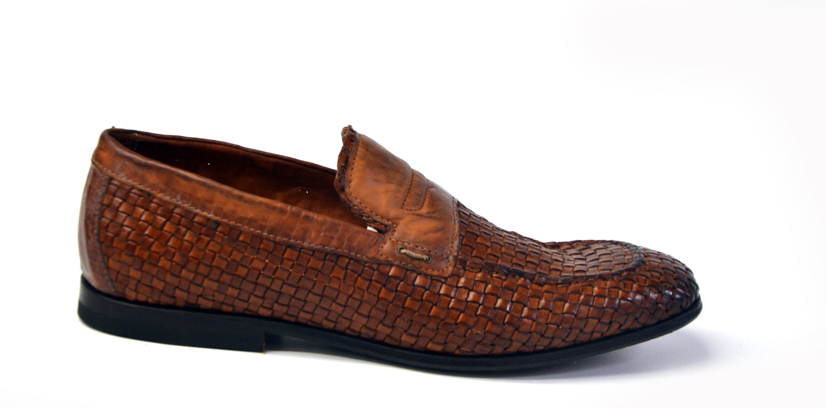 LAST PAIRS 42- HAND-WOVEN LOAFERS