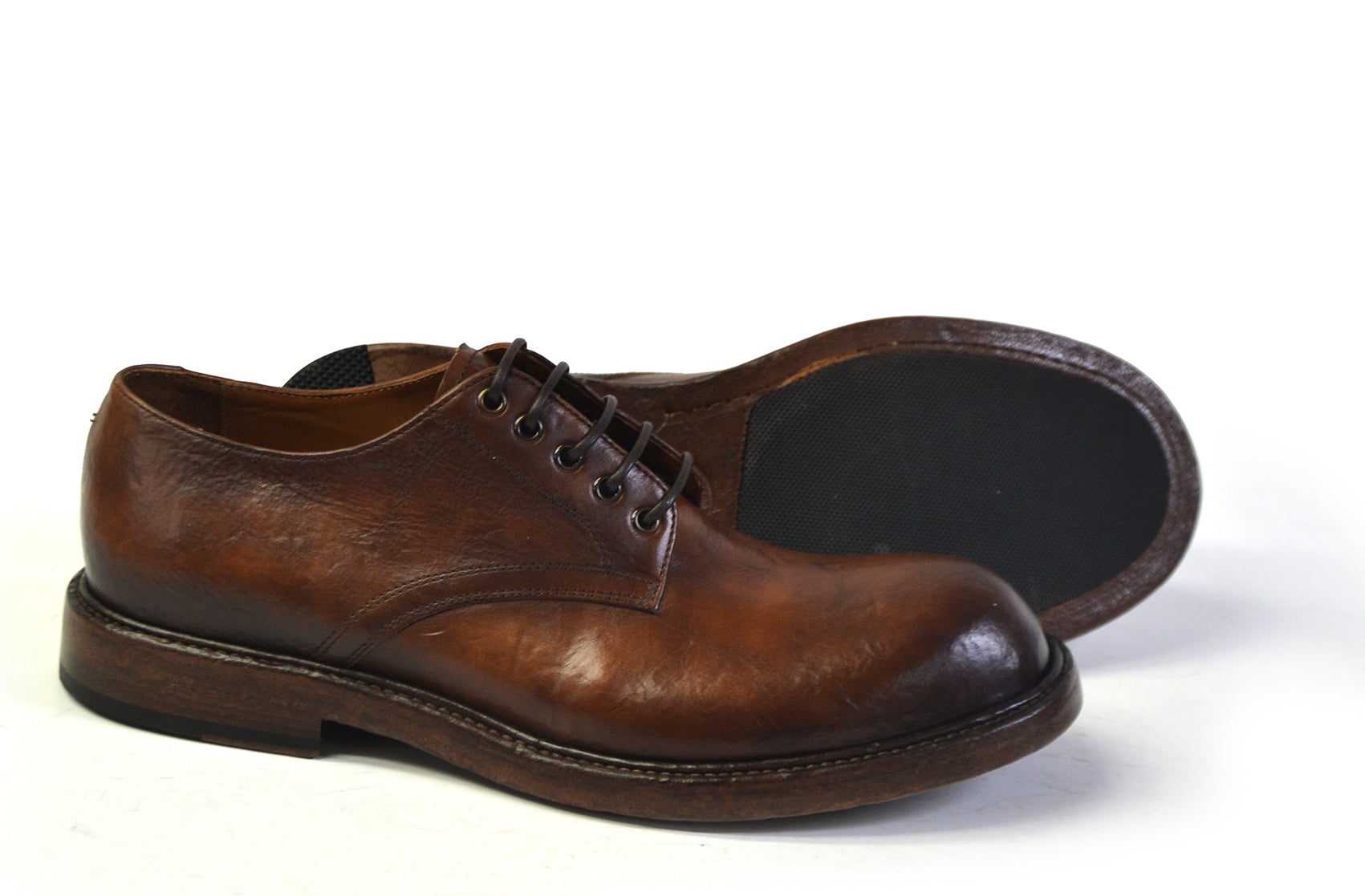 Colin Laced Shoes Natural Horse leather terra