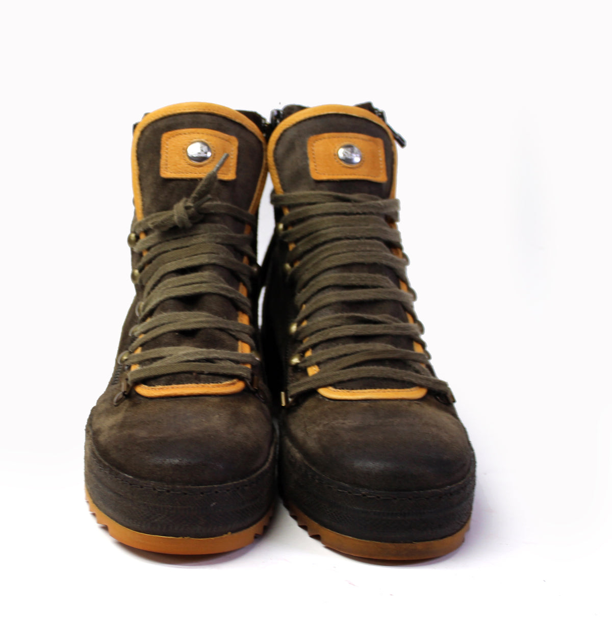 LED High Sneakers in Suede