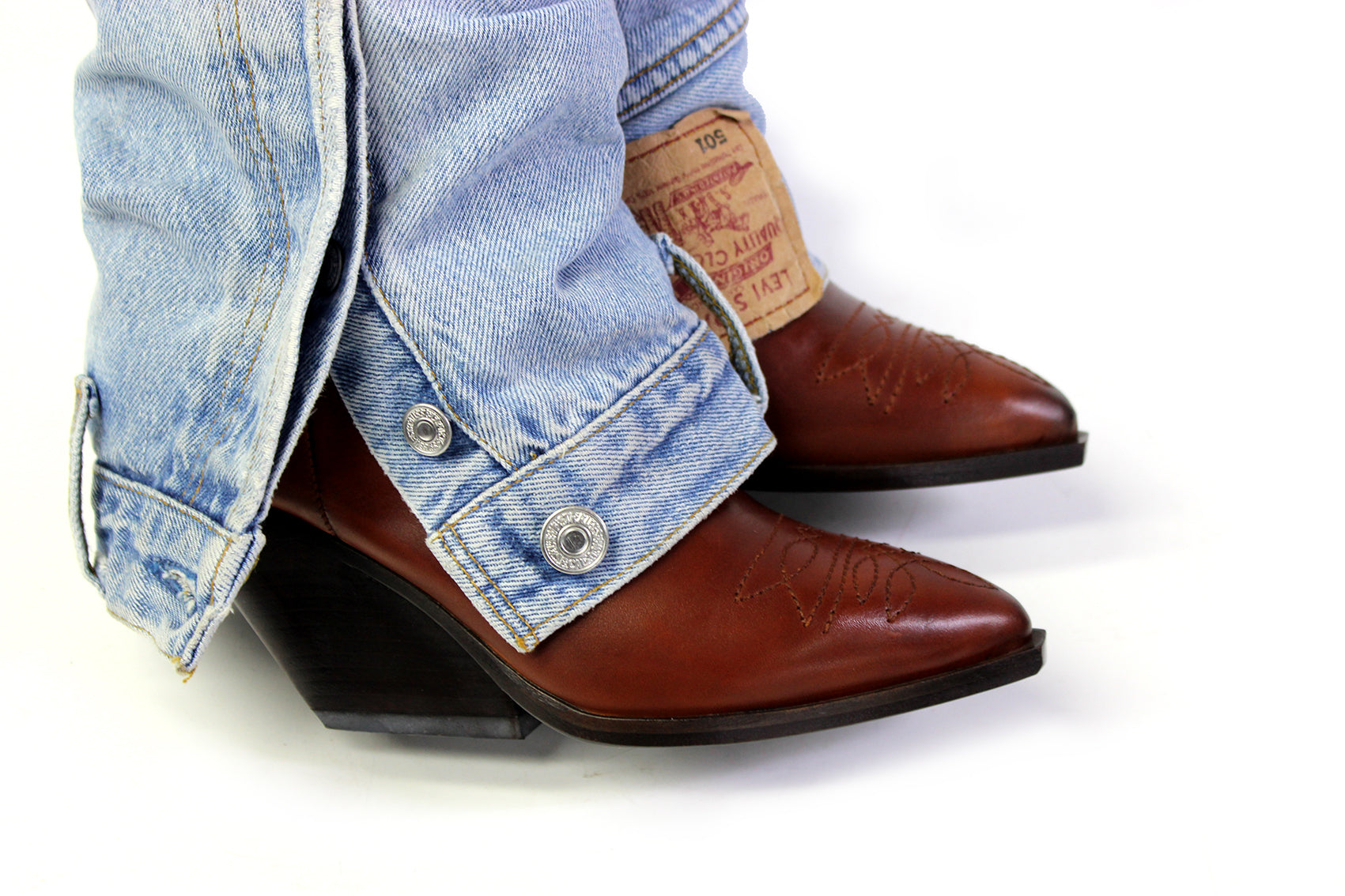 DENIMORA CUOIO COWBOY BOOTS