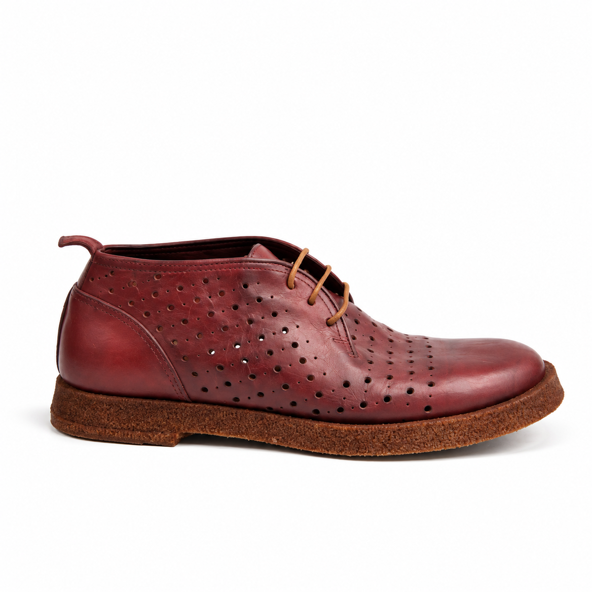 RUBREX RED PERFORATED SHOES