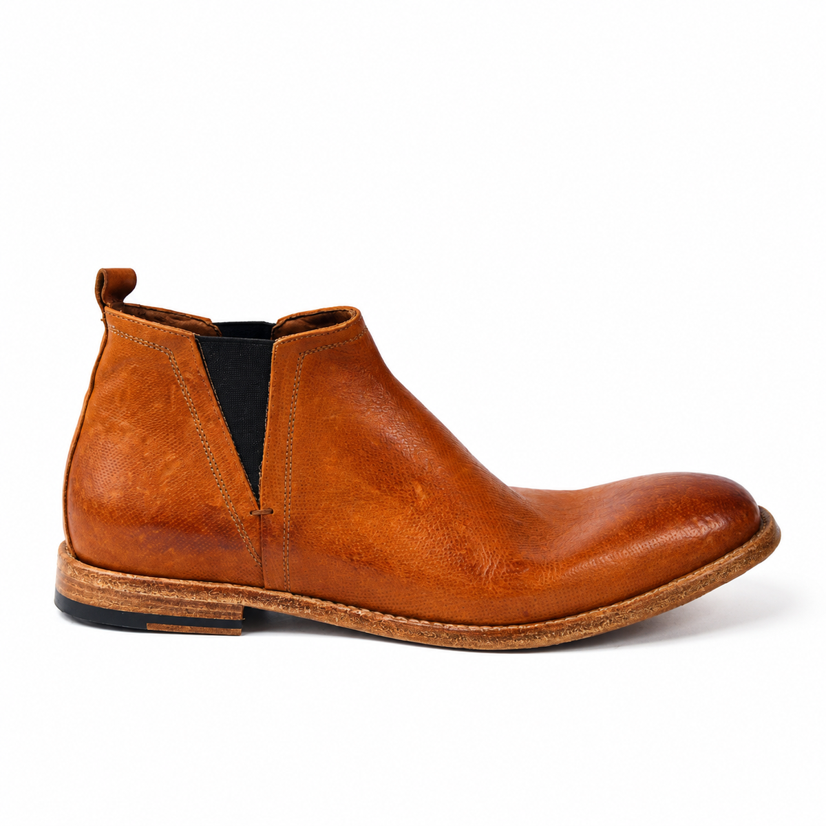 Chandler Natural Leather Ankle Boots