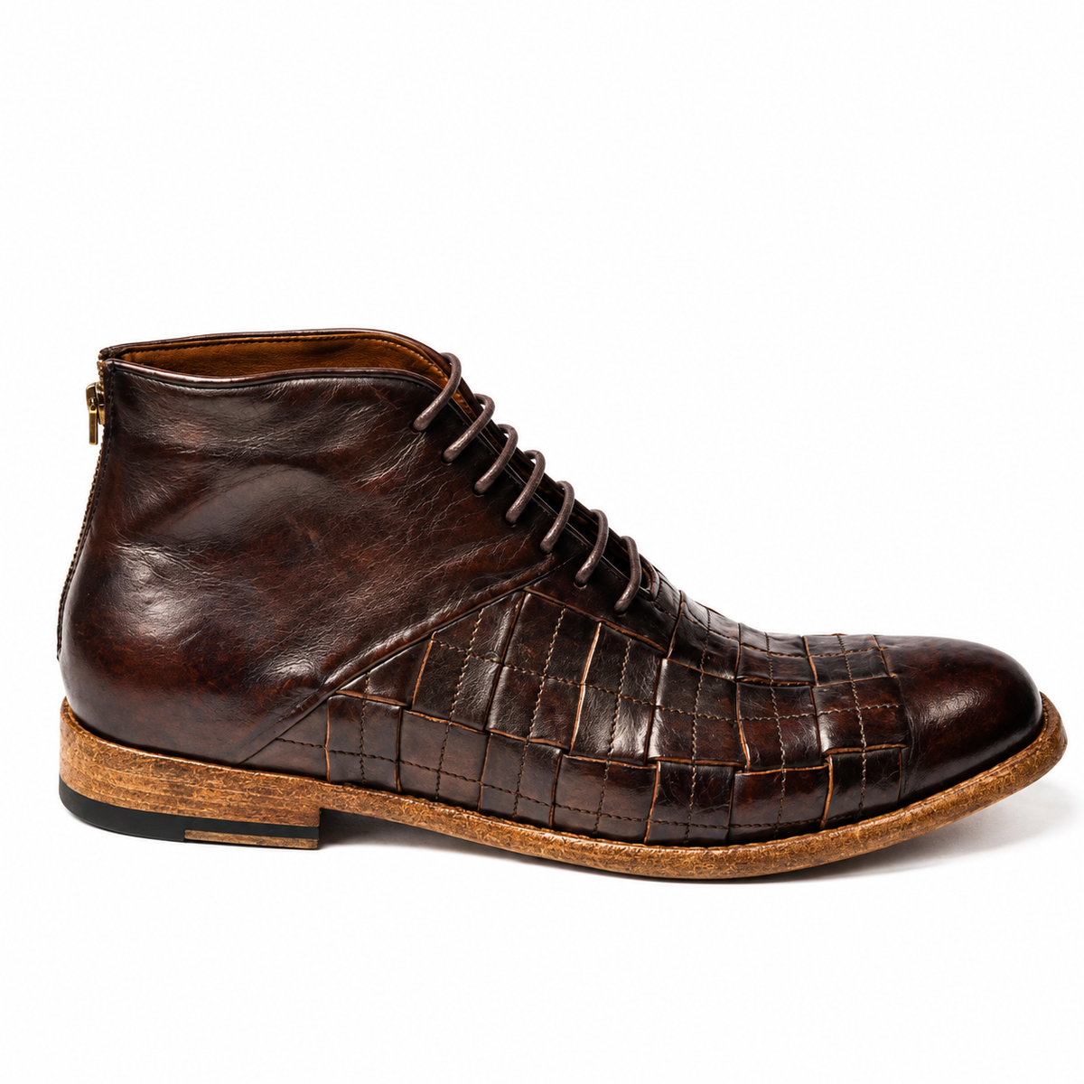 Chandler Intrecciato Patch Mid Shoes