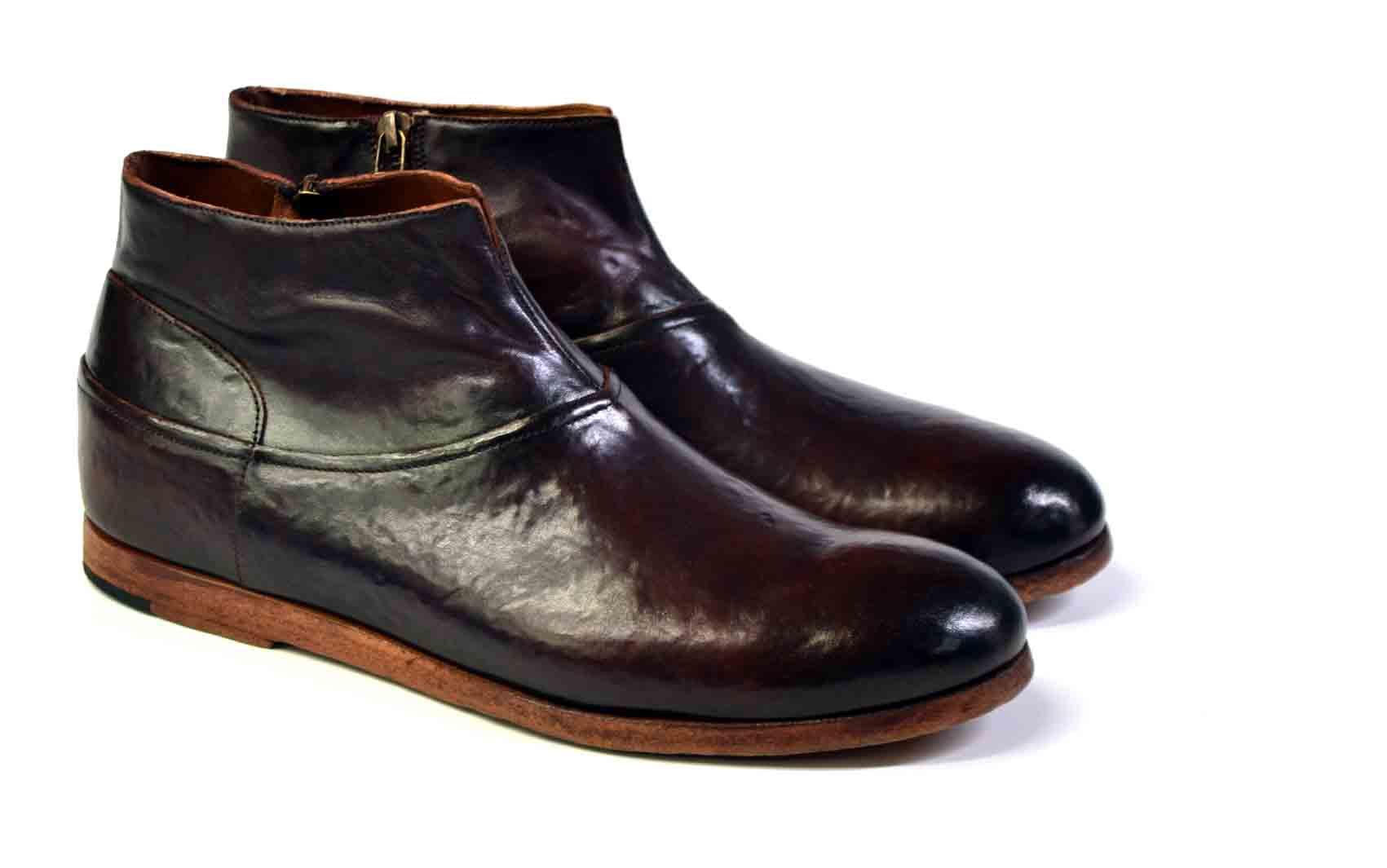 LAST PAIR 42-DARK BROWN SUMMER ANKLE BOOTS