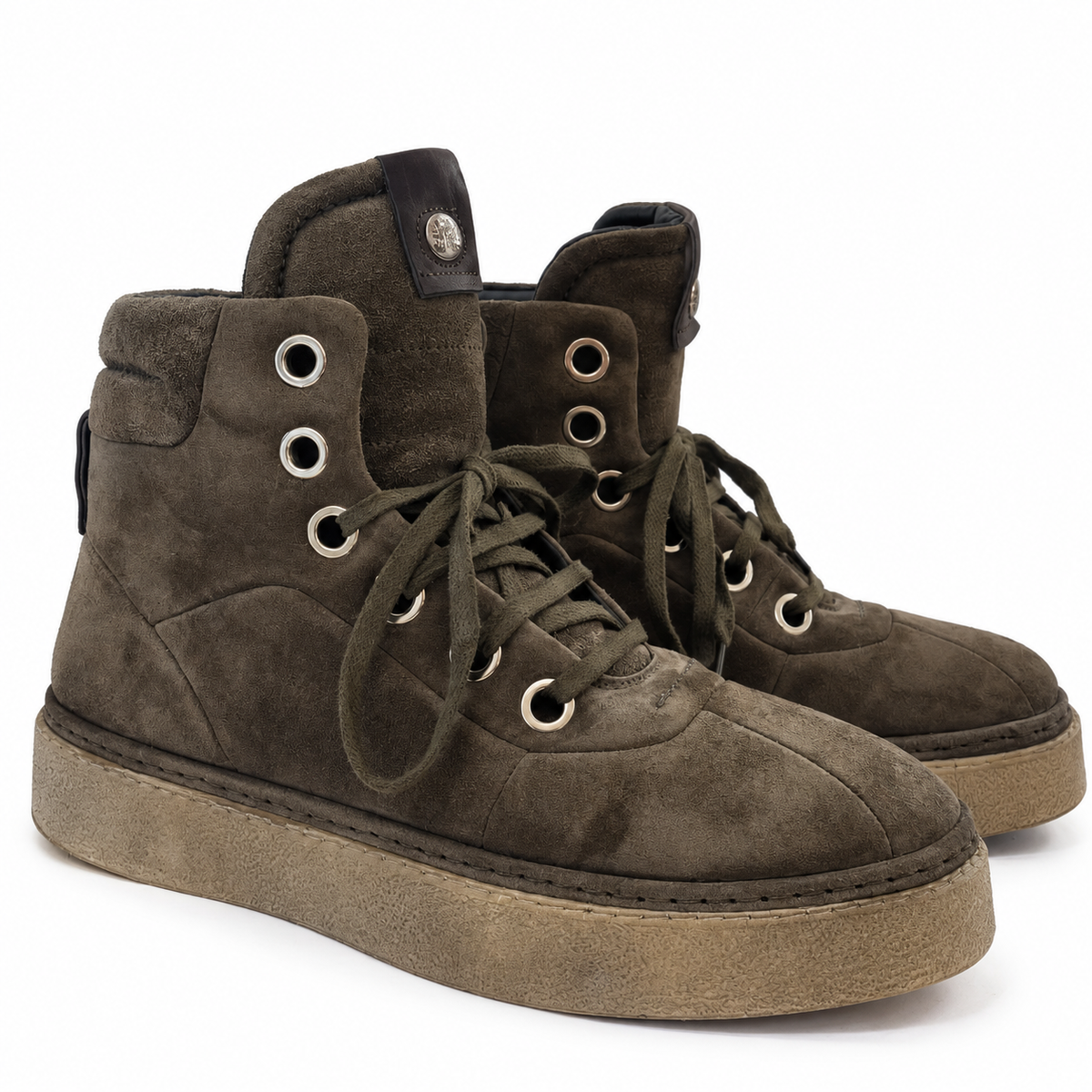 LAST PAIR 43- DOUBLE PADDED SUEDE SNEAKERS