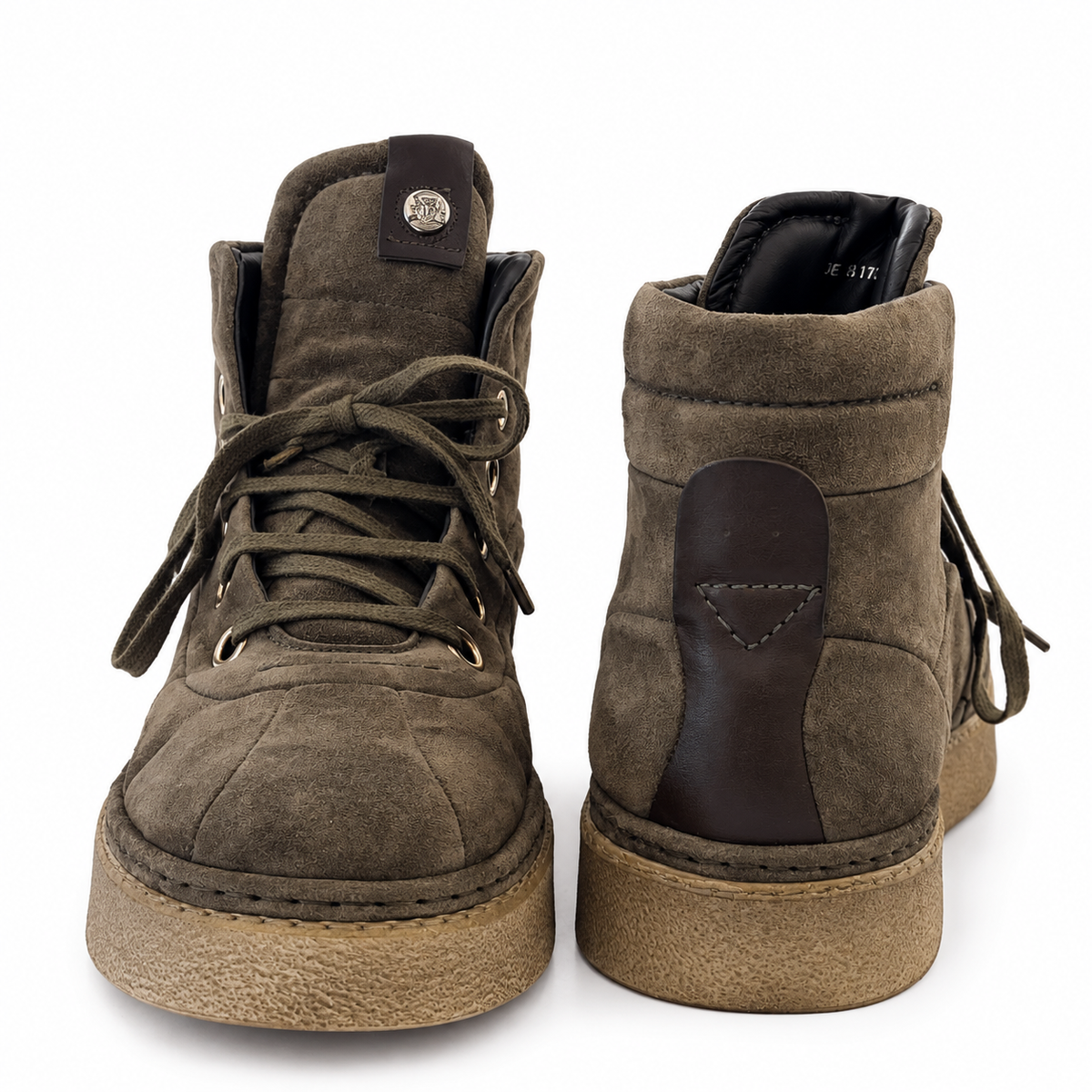 LAST PAIR 43- DOUBLE PADDED SUEDE SNEAKERS