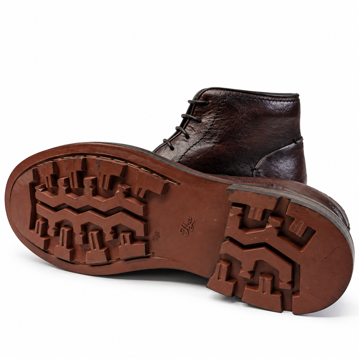 LAST PAIR 42- ANKLE BOOTS IN DARK BROWN