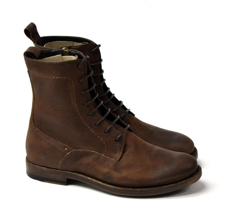 LAST PAIR 37-40// SLOANE COFFE LACEUP BOOTS
