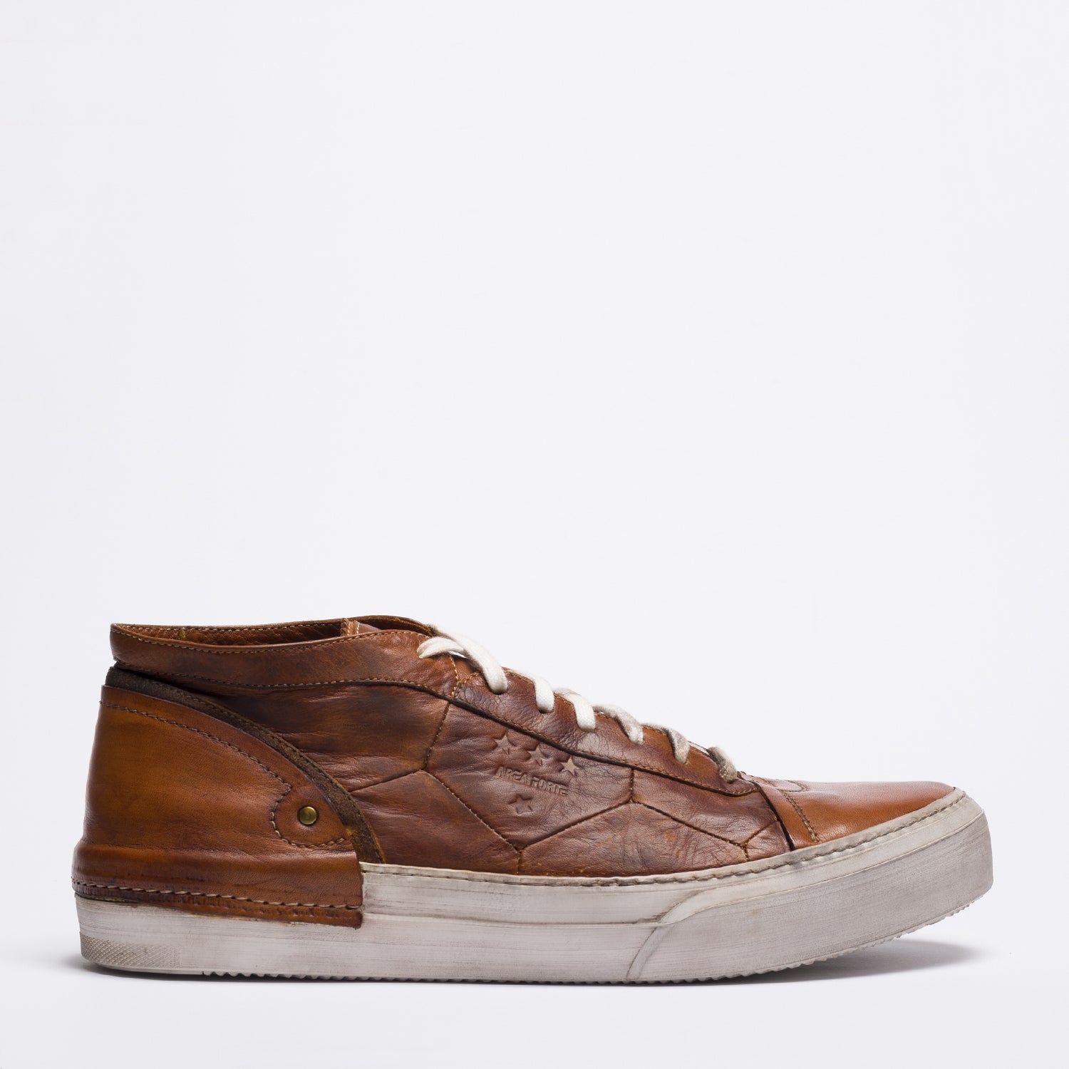 LAST PAIR 46-MUNDIALITO MID BROWN SNEAKERS