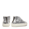 Round Metal Sneakers silver