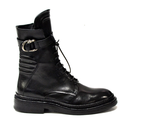AUGUSTA Black leather Boot