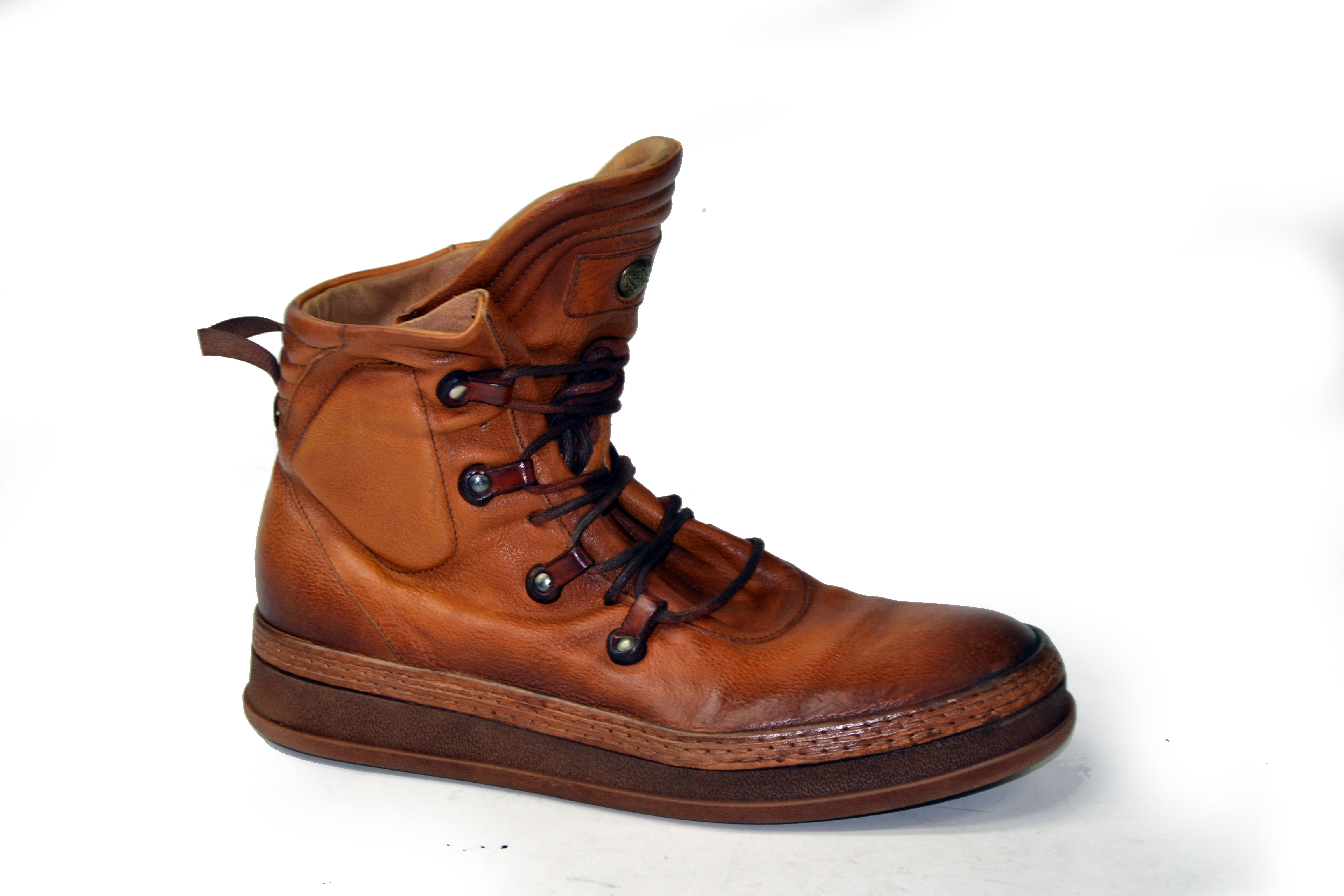KAREEM hohe Ledersneaker
