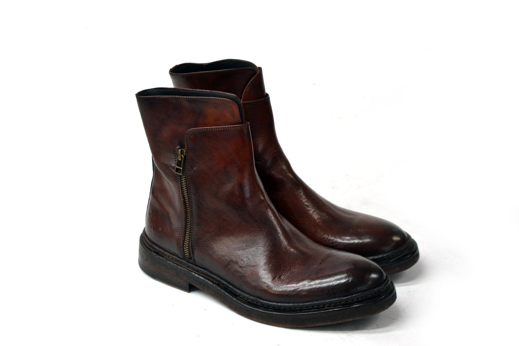 Bill Double-Zipped Mid Boots