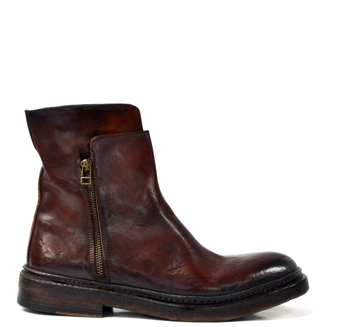 Bill Double-Zipped Mid Boots