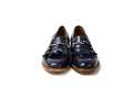 Don Blue Leather Loafers